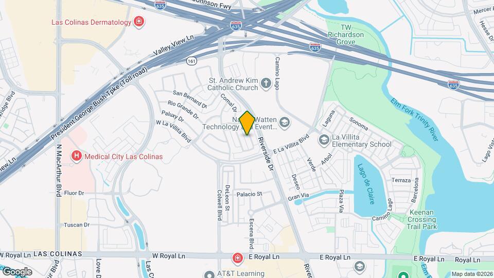 7027 Nueces Dr Map and Location Details