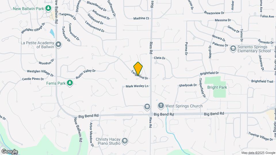 509 Briarhill Ct Map and Location Details