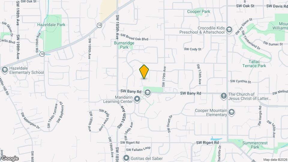 7134 SW 182nd Ave Map and Location Details