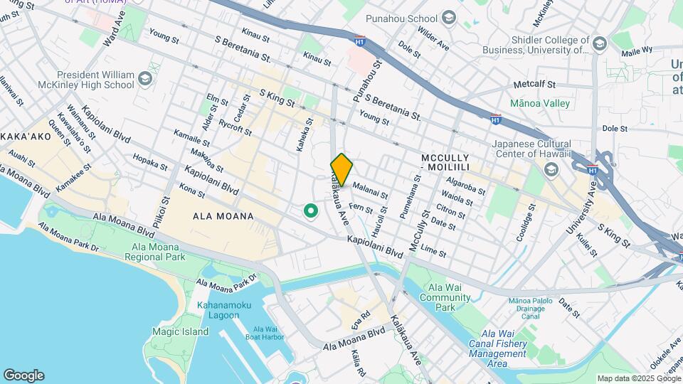 1670 Kalakaua Ave Mapa y Detalles de la Ubicación