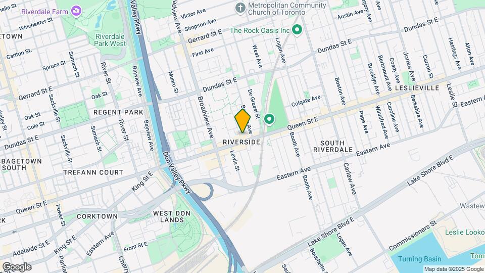 772 Queen St E Map and Location Details