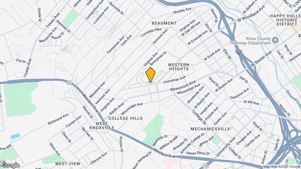 Western Heights Apartments Map and Location Details
