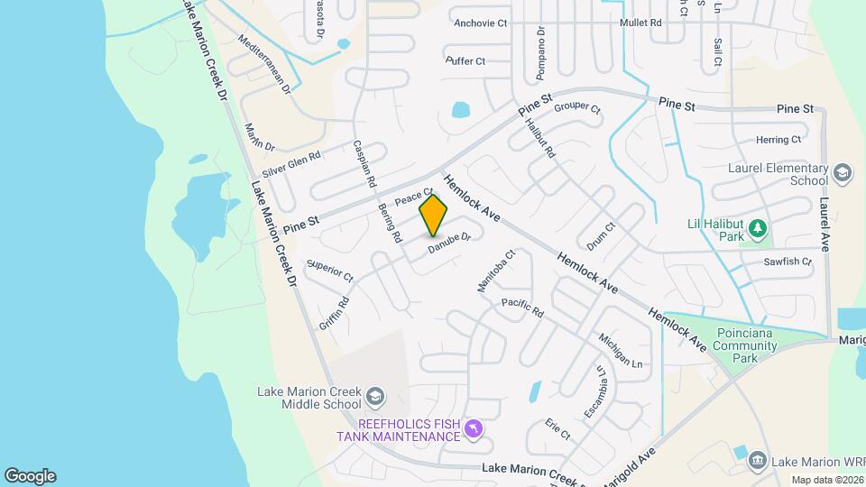 480 Danube Dr Map and Location Details