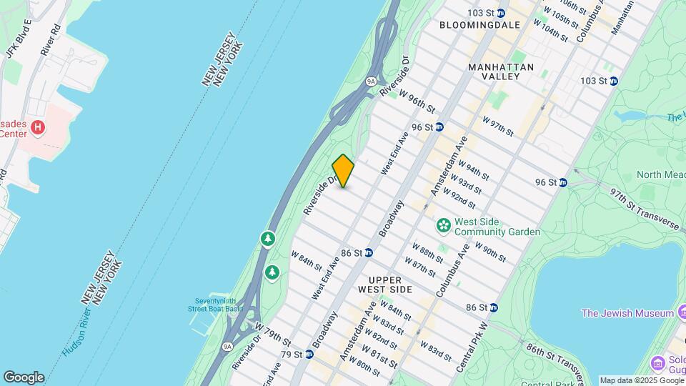 328 W 89th St Mapa y Detalles de la Ubicación