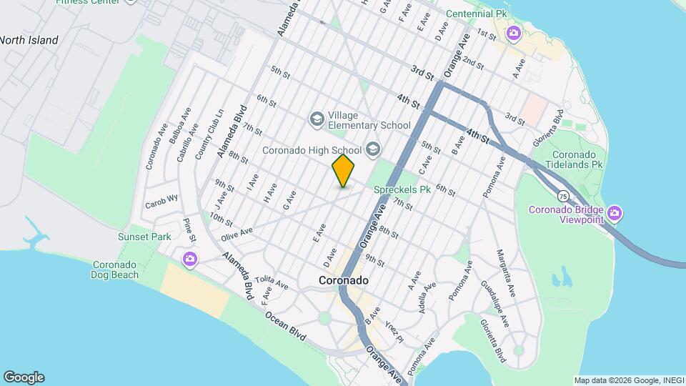 748 Olive Ave Map and Location Details