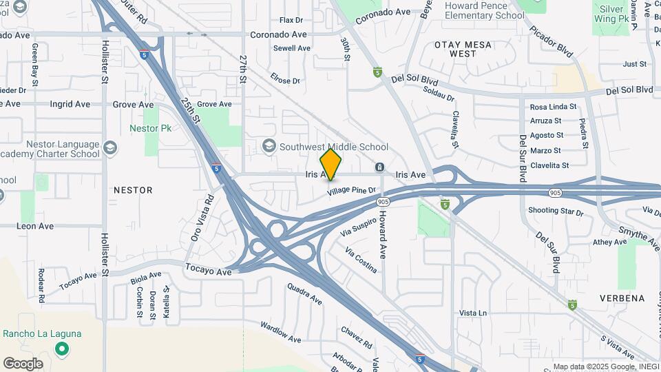 1545 Monterey Park Dr Map and Location Details