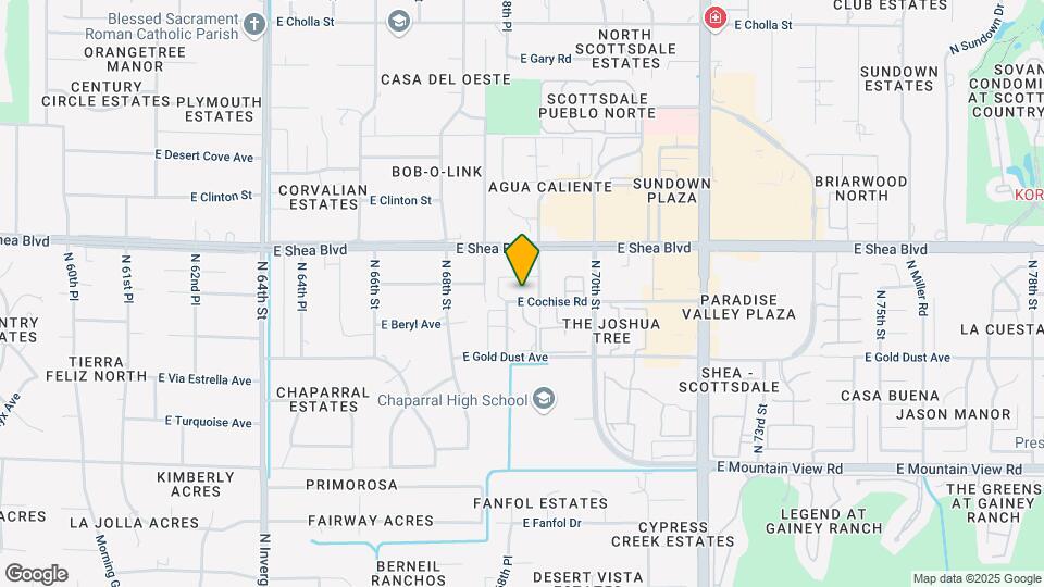 10444 N 69th St Map and Location Details
