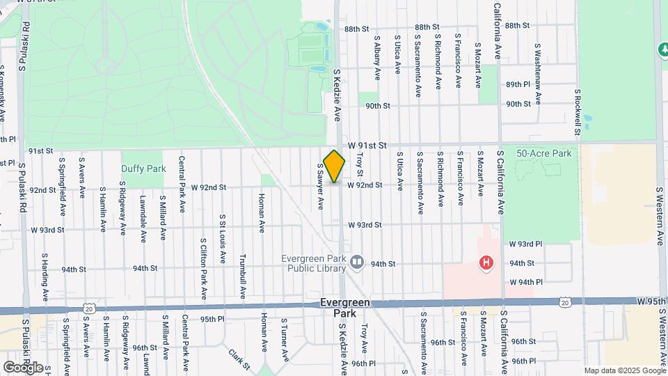 9200 S Kedzie Ave Map and Location Details