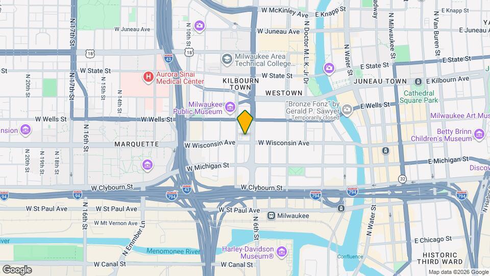 612 W Wisconsin Ave, Unit 2 Map and Location Details