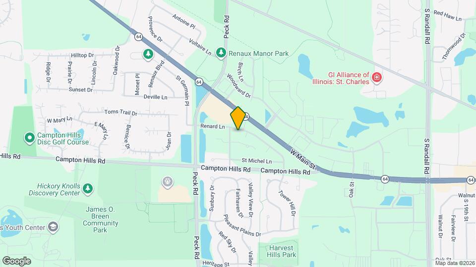 3215 Renard Ln Map and Location Details