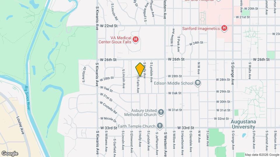 2405 W 28th St Map and Location Details