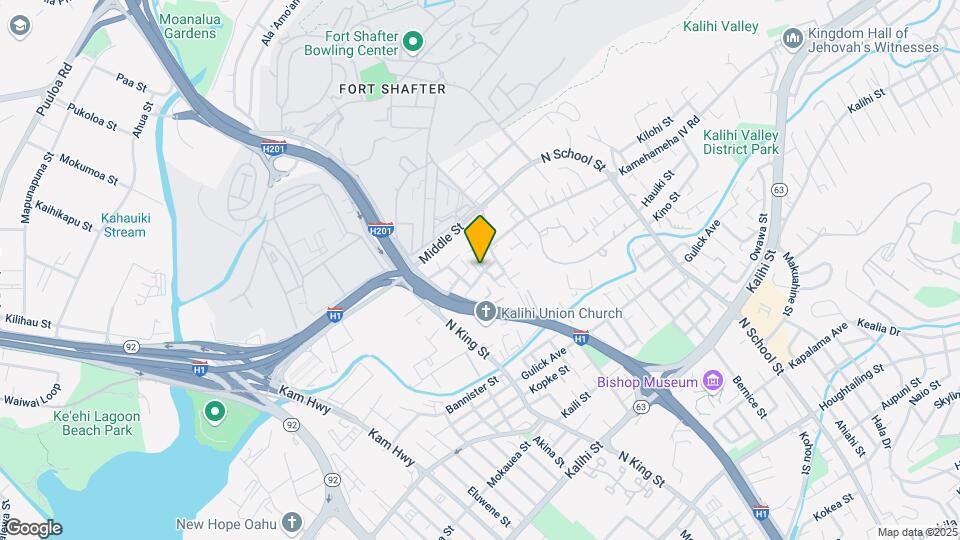 1130B Kamehameha Iv Rd Mapa y Detalles de la Ubicación