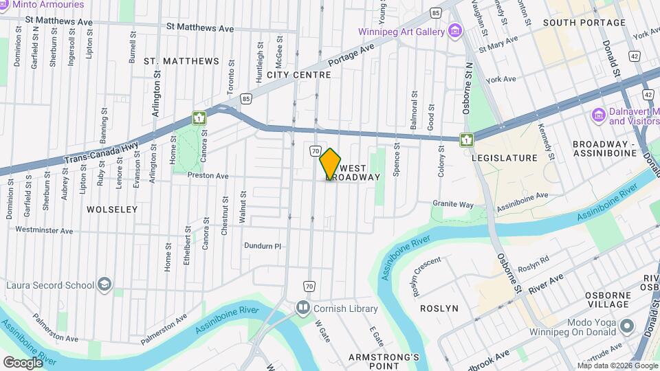 164 Furby St Map and Location Details