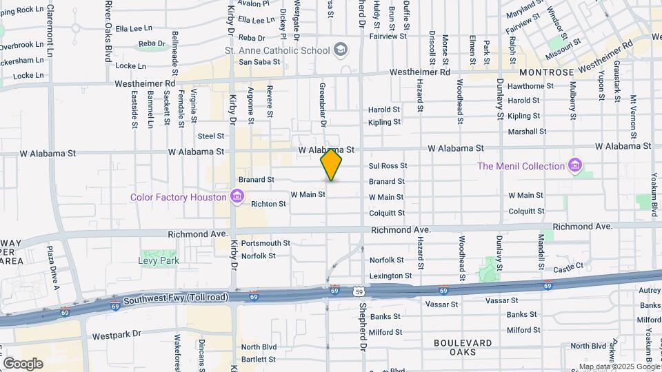 2137 Branard St Map and Location Details