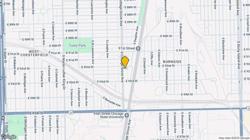 9215 S Cottage Grove Ave, Unit 2 Mapa y Detalles de la Ubicación