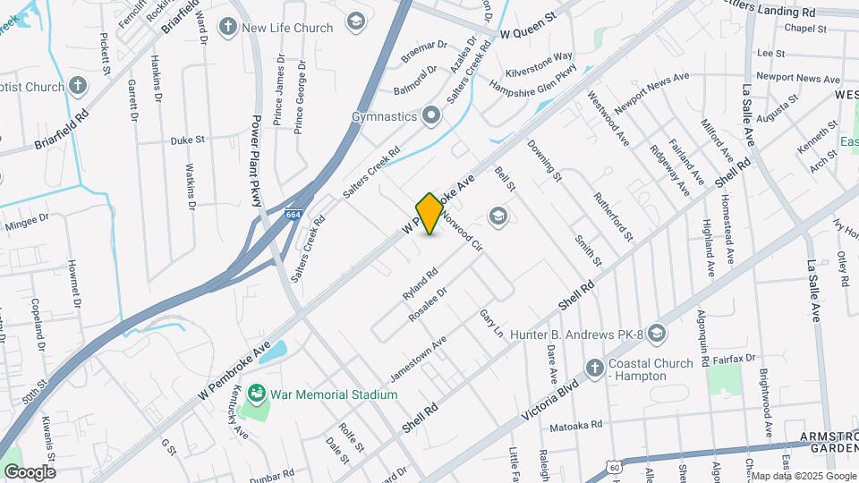 1625 W Pembroke Ave Map and Location Details