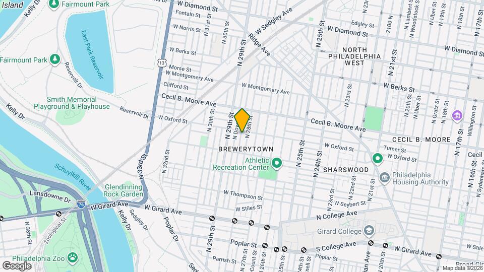 1545 N Newkirk St Map and Location Details