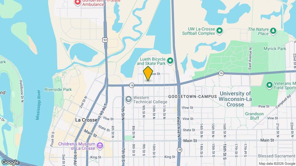 915 La Crosse St Map and Location Details