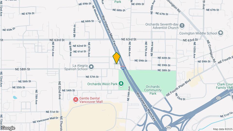 5809 NE 91st Ave Map and Location Details