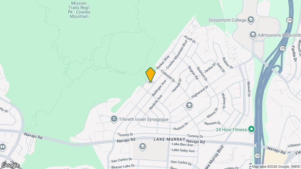 6946 Cowles Mountain Blvd Map and Location Details