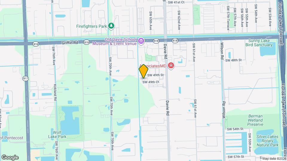 4942 SW 66th Terrace Map and Location Details