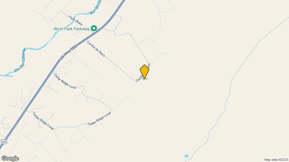 122 Cerrito de Baca Map and Location Details