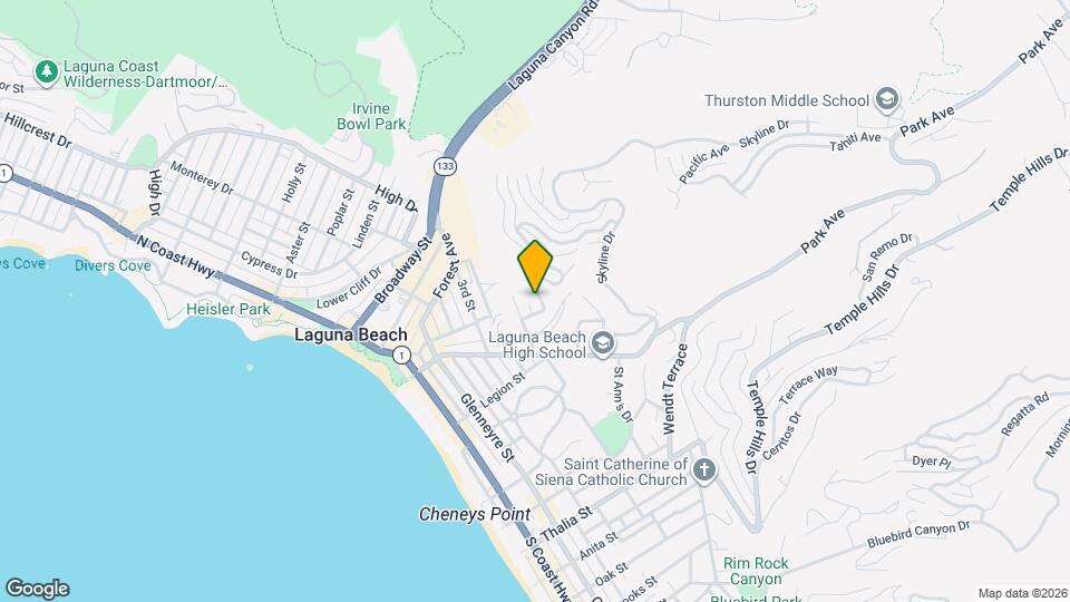 462 Hilledge Dr Map and Location Details