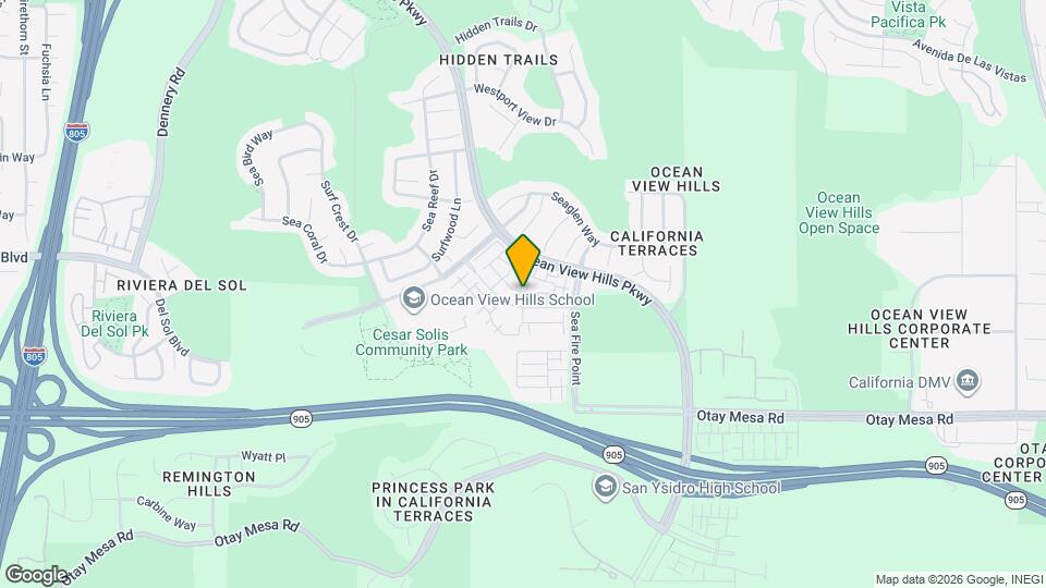 5201 Beachside Ln Map and Location Details