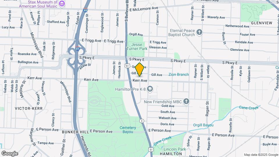 1284 Kerr Ave Map and Location Details