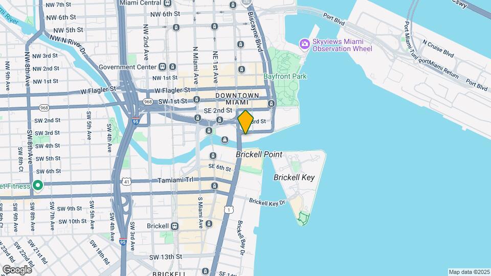 200 Biscayne Boulevard Way, Unit 3102 Map and Location Details