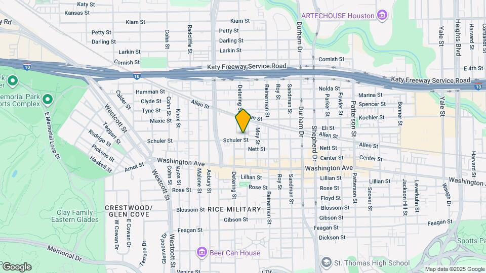 1305 Studer St Map and Location Details