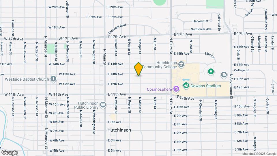 1215 N Maple St Mapa y Detalles de la Ubicación