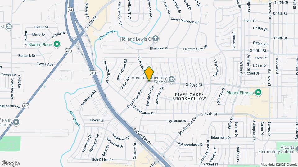 2301 Post Oak Rd Map and Location Details