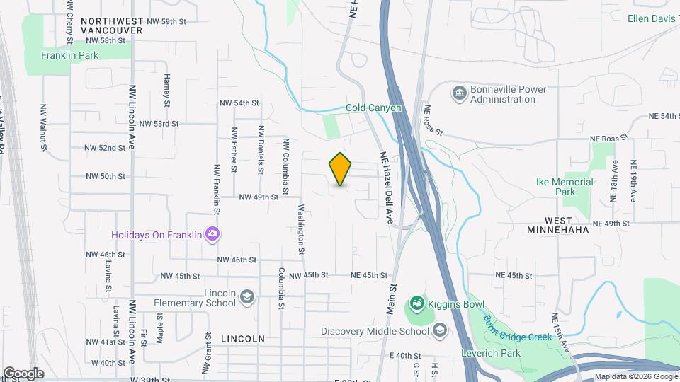 4908 NE 2nd Ct Map and Location Details