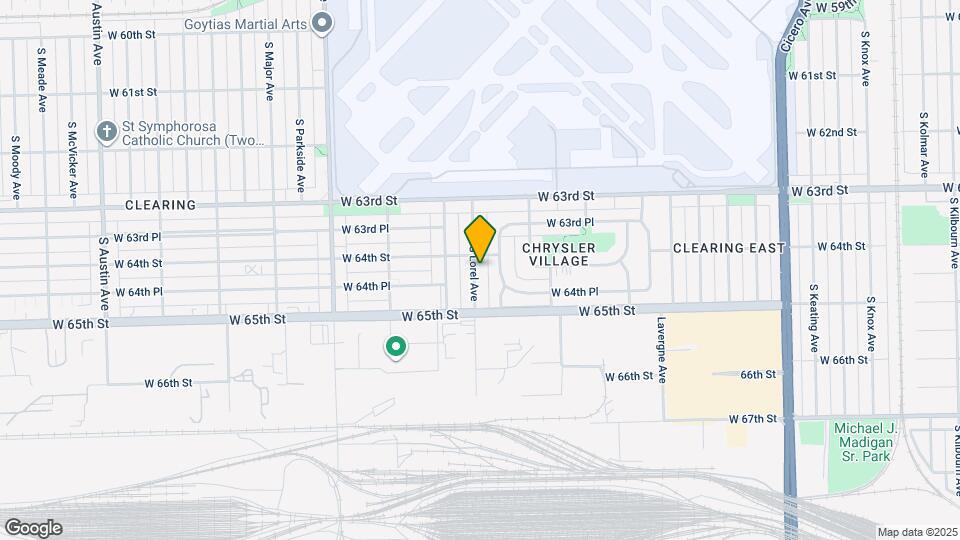 6415 S Lorel Ave Map and Location Details