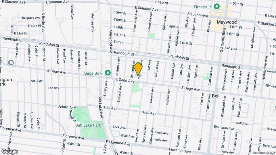 6335 Carmelita Ave Map and Location Details