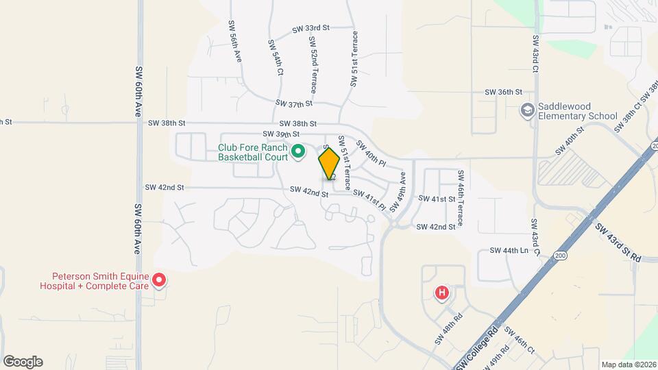 4126 SW 51st Ct Map and Location Details