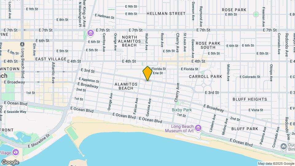 1604 E 3rd St Mapa y Detalles de la Ubicación