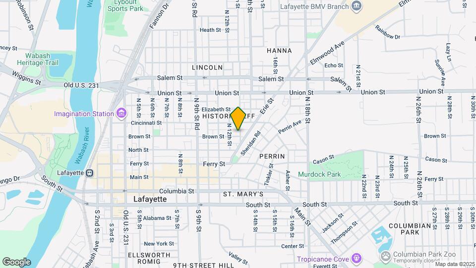 1214-1216 Brown St Map and Location Details