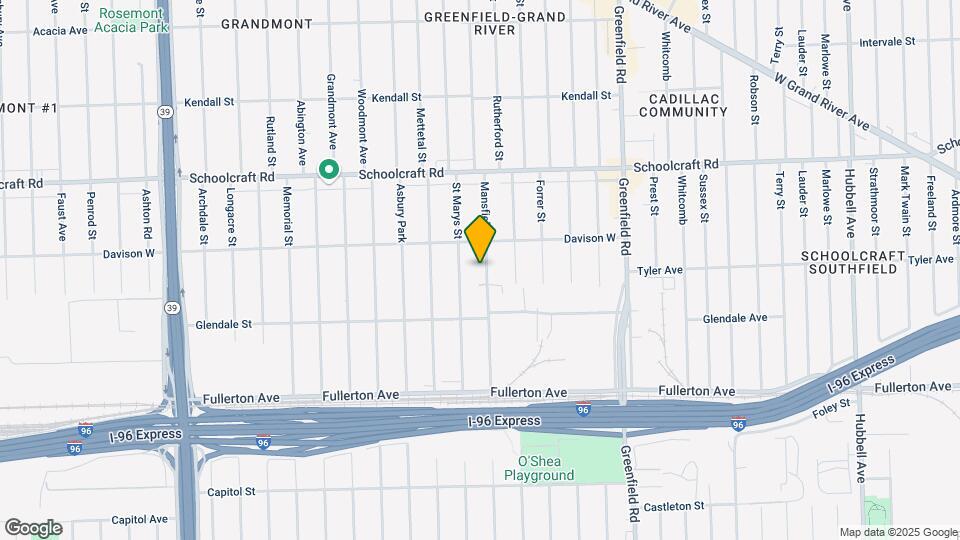 12907 Mansfield St Map and Location Details
