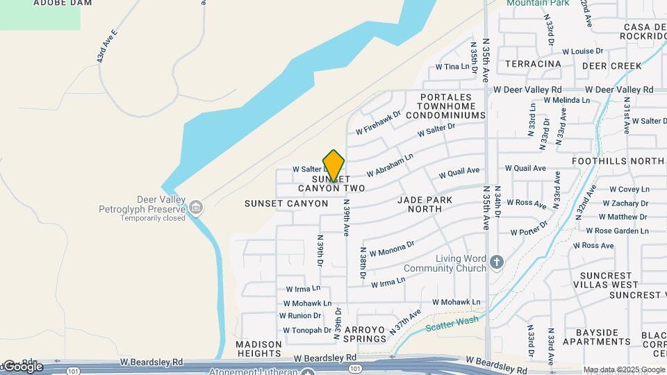 3919 W Abraham Ln Map and Location Details