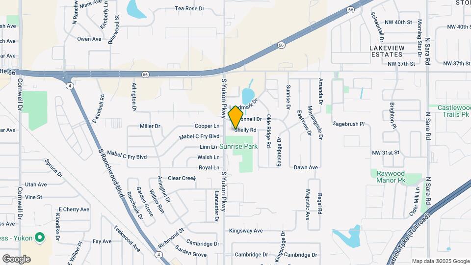 1120 Shelly Rd Map and Location Details