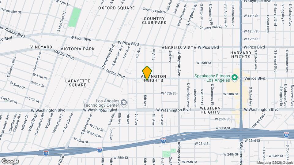 1616 5th Ave Mapa y Detalles de la Ubicación