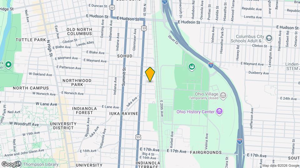 470 Alden Ave Map and Location Details