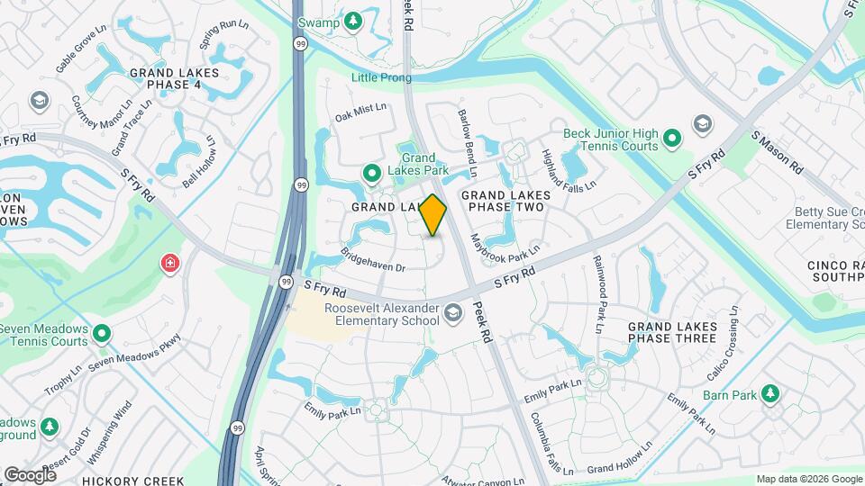 22407 Sam Creek Ct Map and Location Details