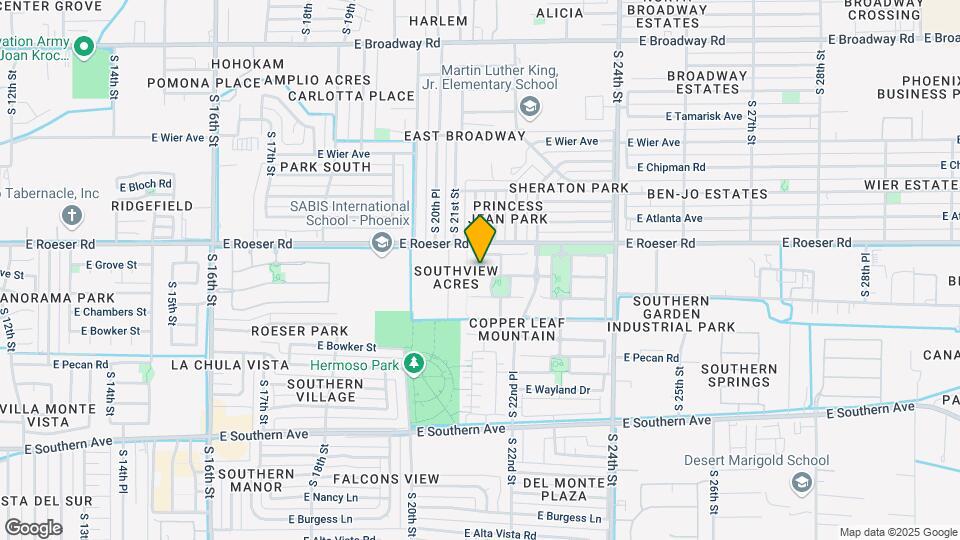 2120 E Chanute Pass Mapa y Detalles de la Ubicación