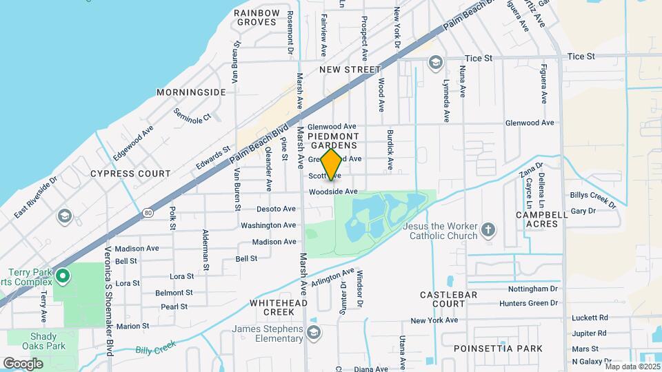 4275 Woodside Ave Map and Location Details