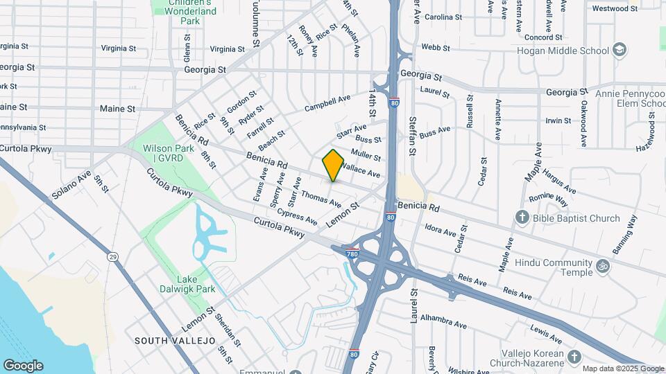 503 Benicia Rd Map and Location Details