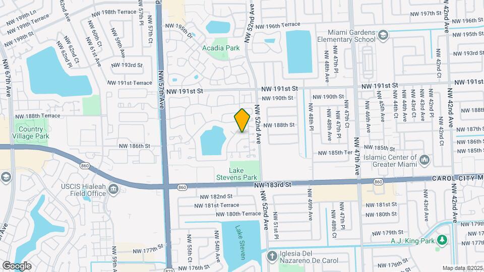 5275 NW 186th Ln Map and Location Details