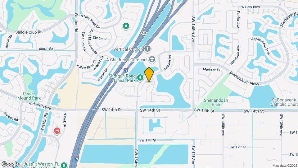 1321 SW 151st Terrace Map and Location Details